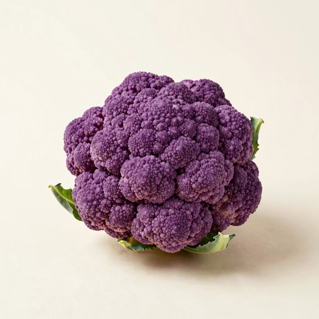 Purple Cauliflower Head